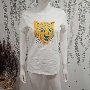 PUMA Women's Nouvelle Travels Logo Tee  Sz S